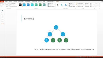 힙 정렬 알고리즘 Heap Sort (part 2/2) - 5 minutes - python [상상개발자]