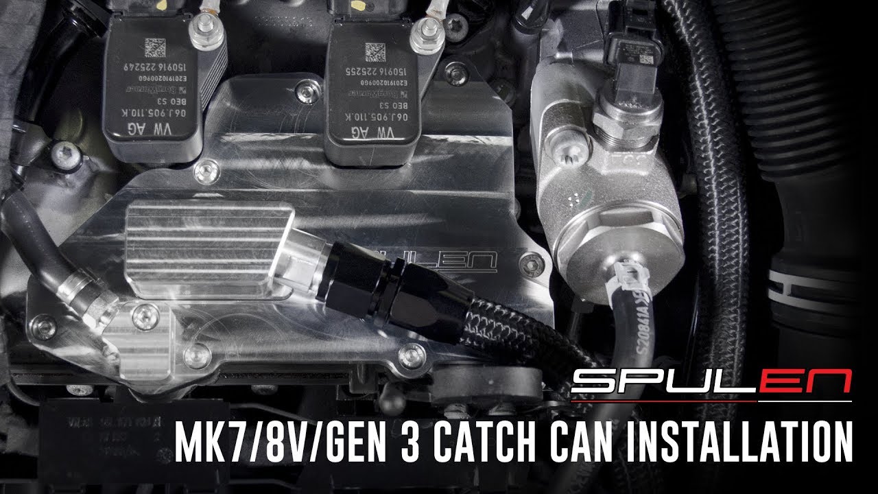 How To Install Your MK7/8V/Gen3 Catch Can Kit (PCV) // USP Motorsports 