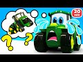 Où est le papa du tracteur Johnny? Vidéos pour enfants avec voitures.