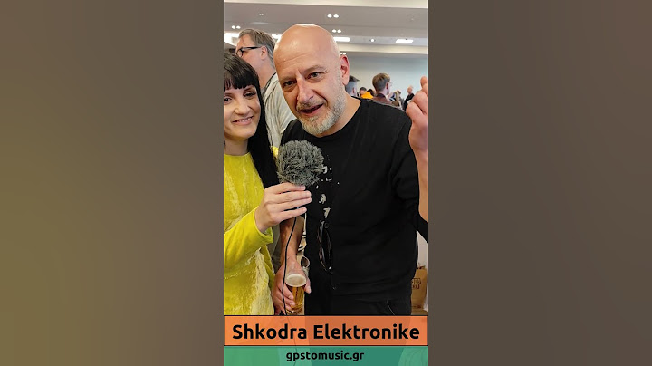 Shkodra Elektronike (Albania Eurovision 2025) send greetings to all Greek fans! #shkodraelektronike