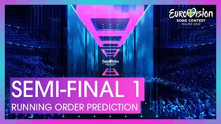 🔮 2024 Eurovision Song Contest · Semi-Final 1 | Running Order Prediction