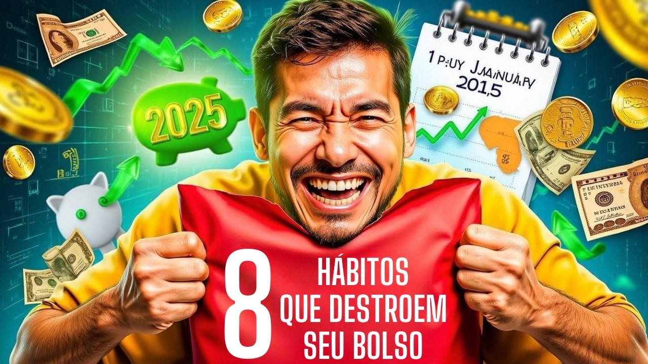 Elimine 8 Hábitos Ruins e Organize Suas Finanças em 2025 - YouTube