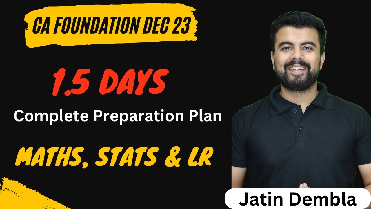 1.5 Days Best Strategy for Maths, Stats & LR to Score 80+ Marks In your ...