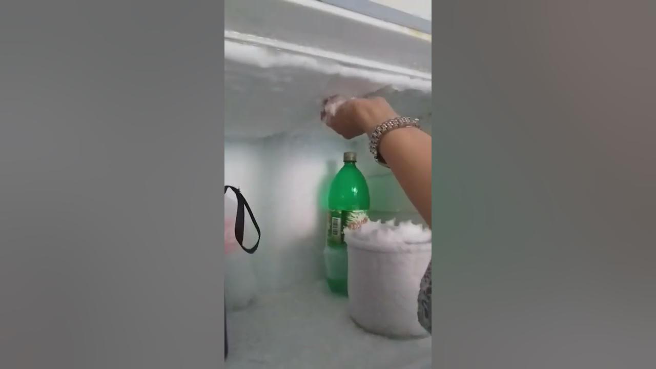 freezer frost scrapping YouTube