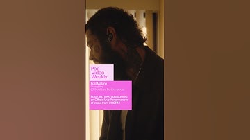 Thumbnail of Vevo's Pop Video Weekly - Post Malone's "Overdrive" (Official Live Performance)