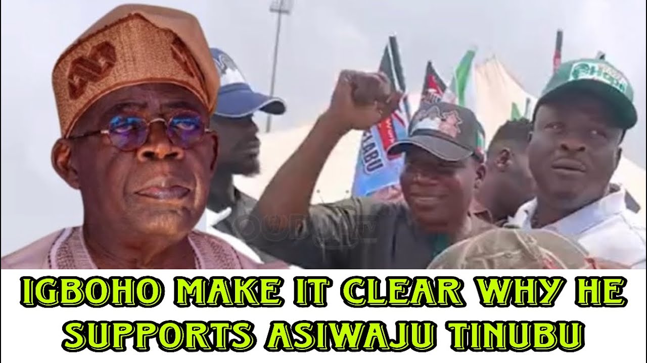 Oloye Sunday Igboho ti sọrọ jade, o sọ idi ti o fi ṣe atilẹyin fun Asiwaju Bola Ahmed Tinubu..