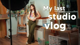 Leaving My Small Art Business Studio 🥺