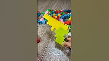 Satisfying DIY Lego Gun Build | ASMR Building Blocks Relaxation #Shorts #ASMR #BuildingBlocks #lego