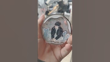 New Round quicksand metal enamel pins #shorts #shortsvideo #enamelpins