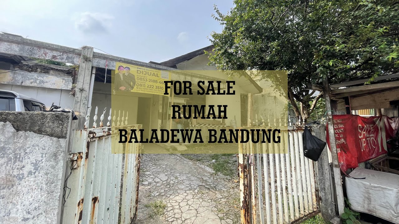 JUAL RUMAH HITUNG TANAH SAJA BALADEWA BANDUNG KOTA YouTube