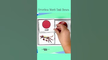 Errorless Work Tasks for Special Ed #shorts | Full SPED Ahead