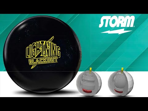 Storm Clear Bowling Ball Storm Lightning Blackout