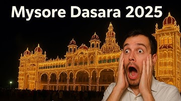 Mysore Dasara 2025 Lighting Vlog | Amazing Mysore Palace Night View #mysore #mysoredasara #dasara 