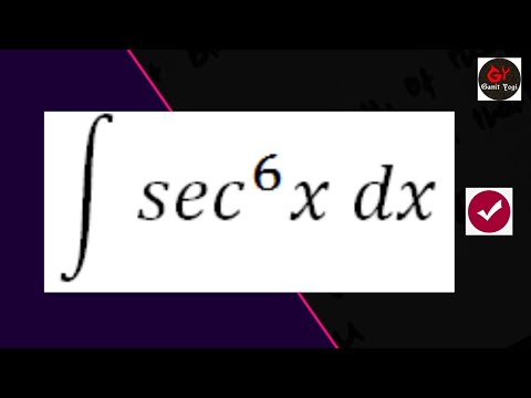 Integrate sec^6x
