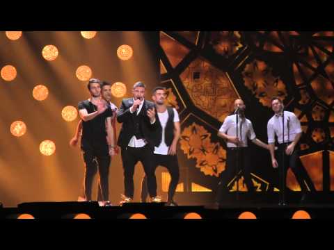 ESCKAZ in Vienna: Nadav Guedj (Israel) - Golden Boy (2nd rehearsal)