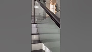 #shorts  cầu thang kính tay vịn nhôm Maxpro