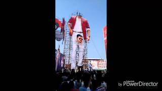 Theri Ilayathalapathy Vijay 140 Feet Cutout