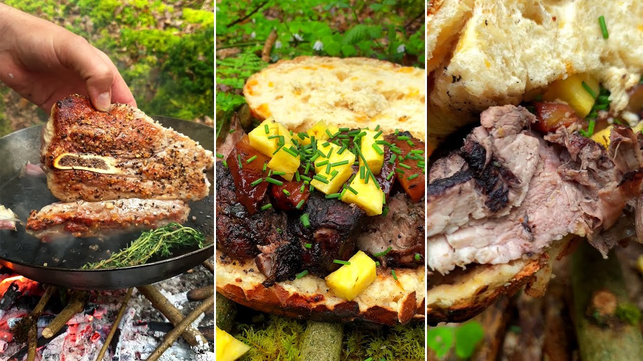 Pork Shoulder and Pineapple massive Sandwich ??