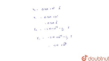 a. Calculate  the radius of Bohr