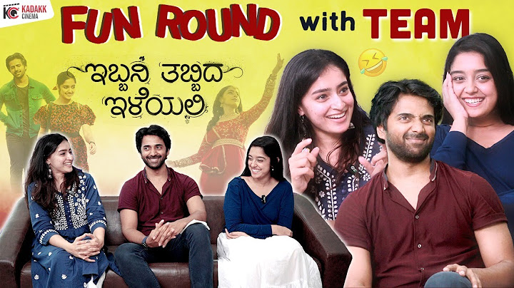 😂 FUN ROUND 🤣 with Team Ibbani Tabbida Ileyali | Vihan, Ankita, Mayuri | Manu | Kadakk Cinema