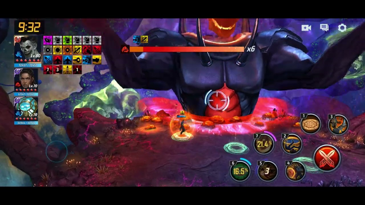 Dr. Strange GBR Dormammu clear, 37 seconds. - Marvel Future Fight.
