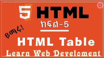 HTML Course || Part -5 || HTML Table  || web development Course Series  #html #webdeveloper #css