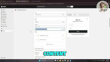 How To Add An Email Pop-Up Sign-Up in Shopify 2025