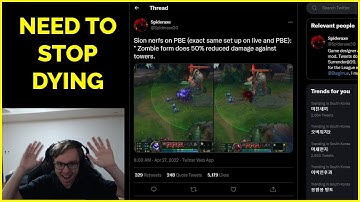 Thebausffs Reaction To SION NERFS