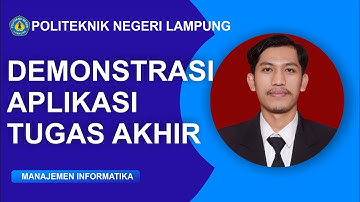 DEMONSTRASI APLIKASI TUGAS AKHIR
