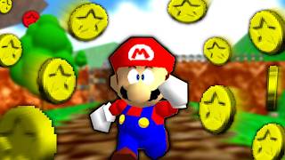 Mario 64 but EVERY COIN Hunts Me Down