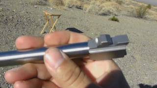 10mm Lone Wolf 6 inch vs factory 4.6 inch Glock 20 barrel chronograph test