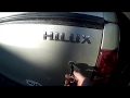 Установка электрозамка на кунг (Toyota Hilux)