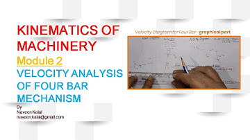 Kinematics of Machinery II Module 2 II Velocity and Acceleration Analysis of Mechanisms |Video #6