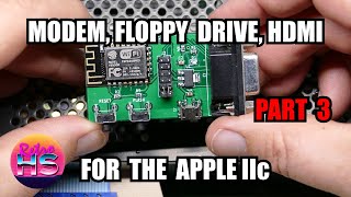 Restoring An Apple IIc - Part 3 - Adding A Modem, External Floppy Drive, And HDMI