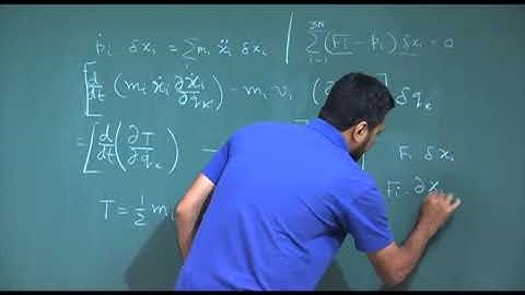 Lagrangian Formulation – 4