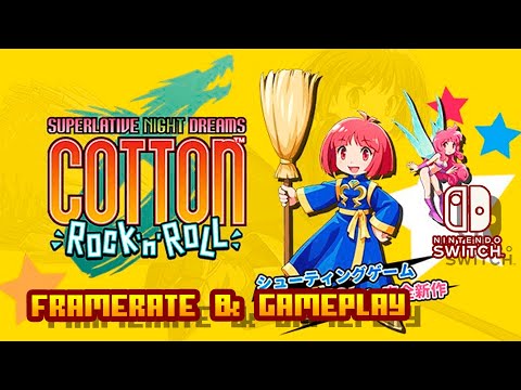 Cotton Rocku0027nu0027Roll: Superlative Night Dreams - (Nintendo Switch) - Framerate u0026 Gameplay
