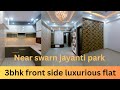 3bhk front side luxurious flat 80foot wide road 🛣️ with lift covered parking ☎️ 8851646579