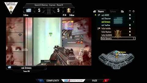 Crimsix winning Play (Faze vs Complexity Semi Final - Game 2)