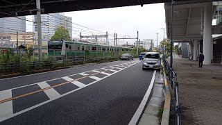 E233系7000番台ハエ106編成 各停新宿行き 鶴見～新鶴見間にて