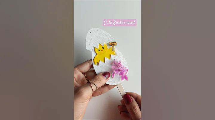 CREATE Adorable EASTER EGG GIFT CARD from Paper in Minutes!