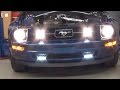 Philips Daylight 4 - 2007 Ford Mustang - Philips LED Daylight 4 Daytime Running Lights ( DRL ) DIY