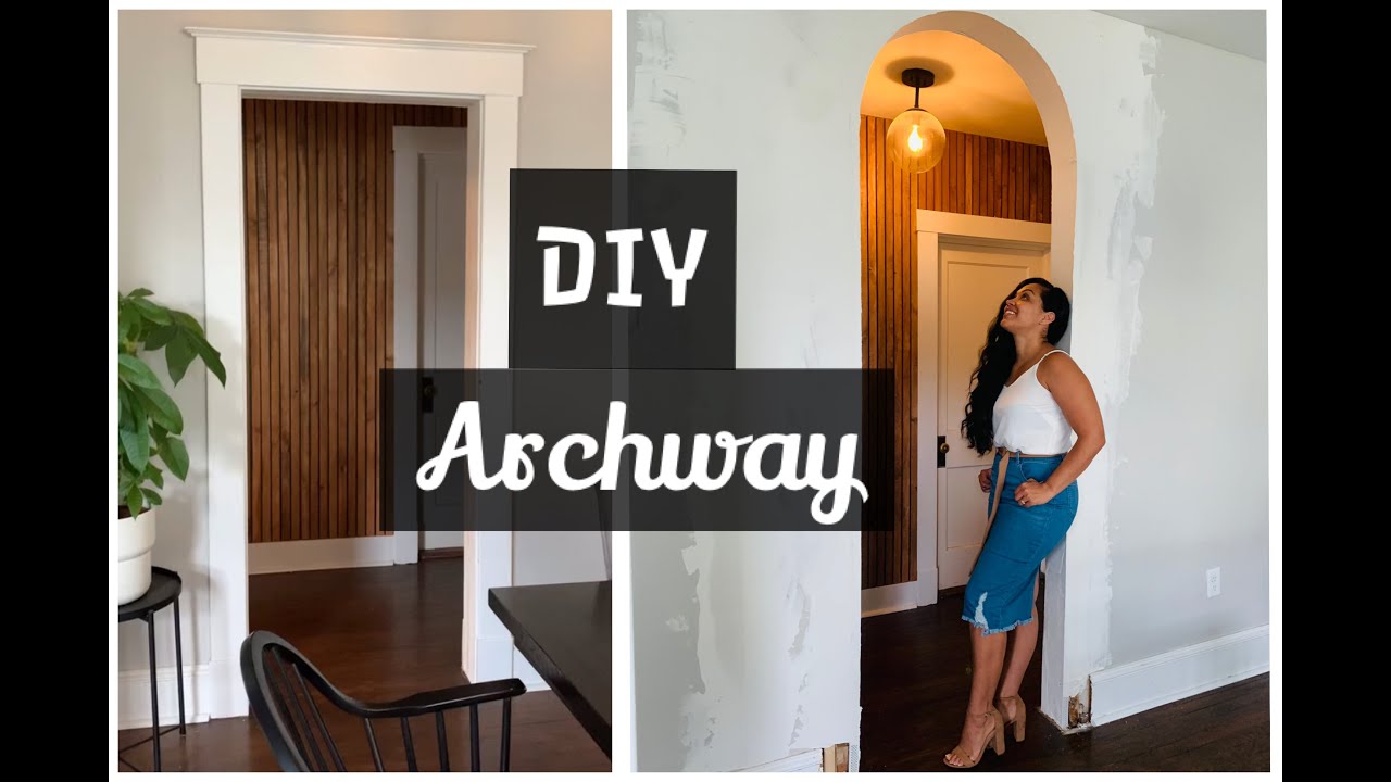 DIY Arch Doorway How to Home Renovation YouTube
