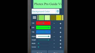 How to change text background color in Photex pro screenshot 1