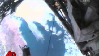 Raw Video: Tool Bag Lost During Space Walk