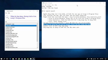 Quick Launch - Win32 Api - Final project requirement