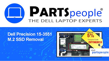 Dell Precision 15-3551 (P80F004) M.2 SSD How-To Video Tutorial