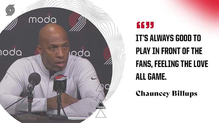 Chauncey Billups: "It's always good to play in fro...