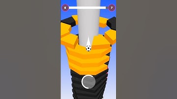 Helix Stack Drop Level - 6 #gameplay #shortsfeed #stackball3dgameplay #stackballgame #games