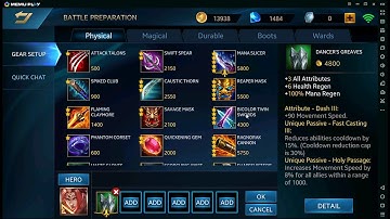 Heroes Evolved - How to change your items sequence in Gear Setup