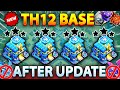 AFTER UPDATE🔥 New TOP 10 TH12 Base for War/CWL/Trophy 2025 | Town Hall 12 STRONGEST TH 12 BASE LINK